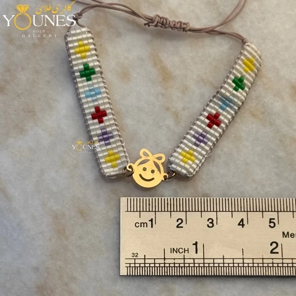 دستبند میوکی دختر طلا
